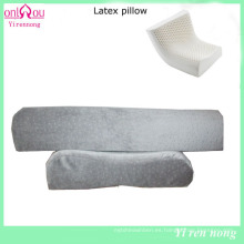 Almohada de látex al por mayor de fábrica para dormir / almohada para el cuello de viaje